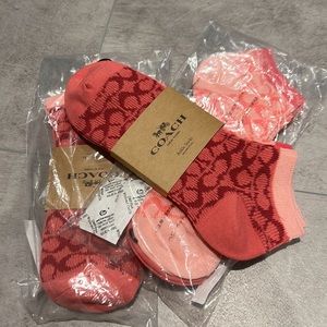 Coach ankle socks